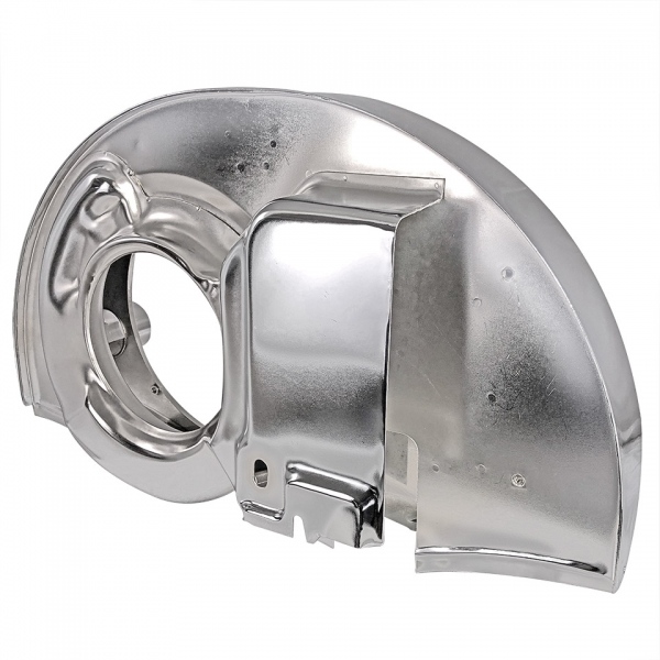 Chrom Gebläsekasten 30Ps-Style mit "Hundehütte" und Heizungsanschluss