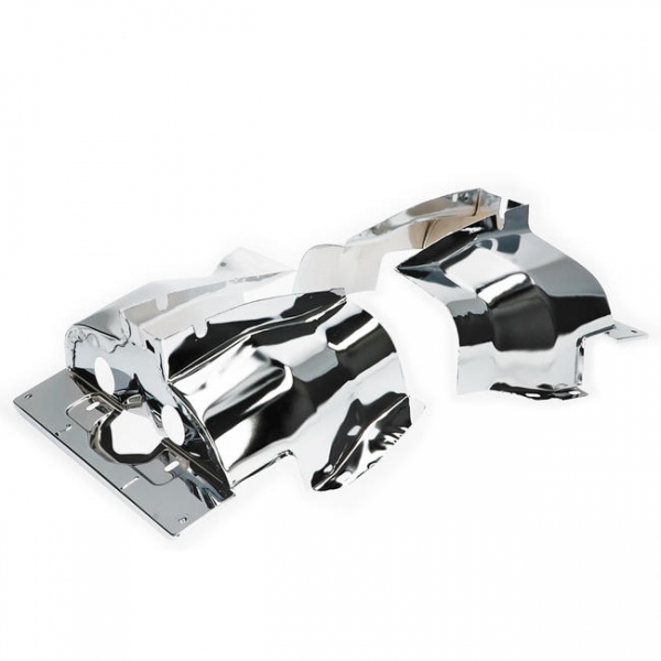 Zylinderabdeckbleche Einkanal 13-1600 , Chrom