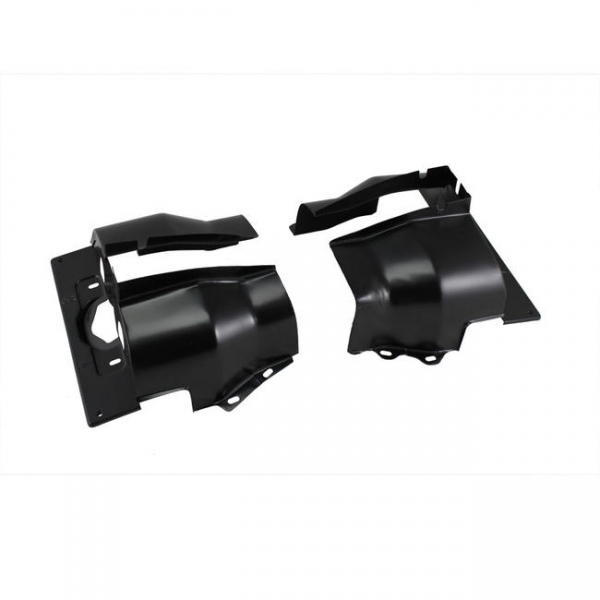 Zylinderabdeckbleche Einkanal , 13-1600 , schwarz