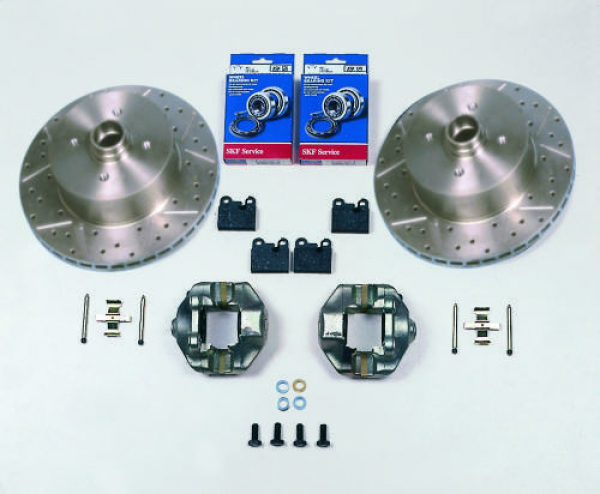 Bremsanlage Käfer VA 130/4 innenbelüftet, gelocht und geschlitzt